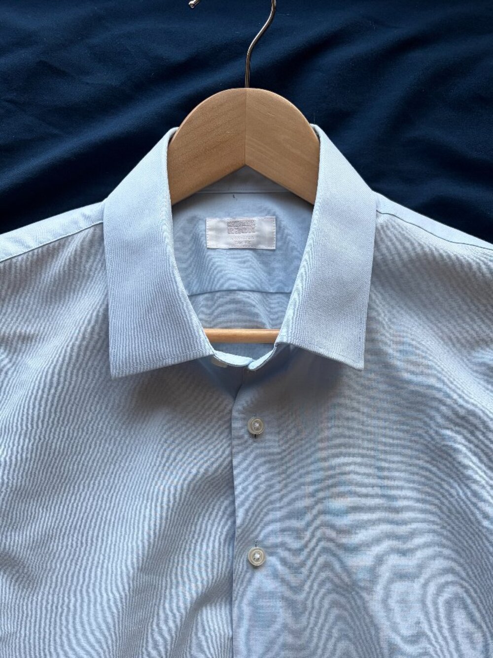 Nordstrom Rack Men's Light Blue Long Sleeve Button-Up Dress Shirt – Size XL